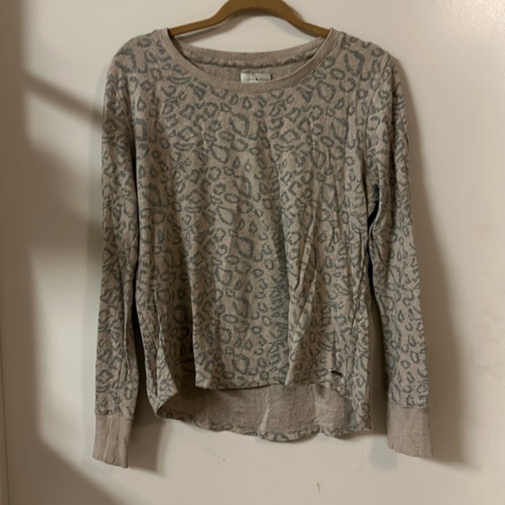 Lucky brand cheetah sweater